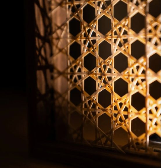 Handgewebte Bambuskunst