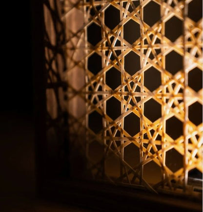 Handgewebte Bambuskunst