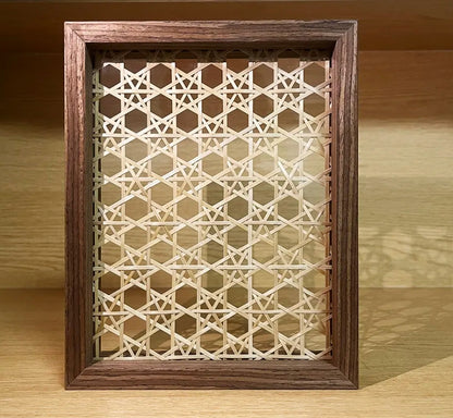 Handgewebte Bambuskunst