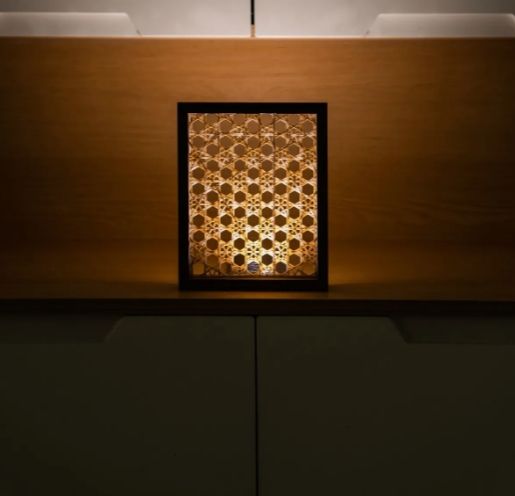 Handgewebte Bambuskunst